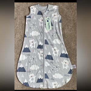 NWT Yoofoss Baby Sleep Sack M/6-12 Months 100% Organic Cotton 2-way Zipper.